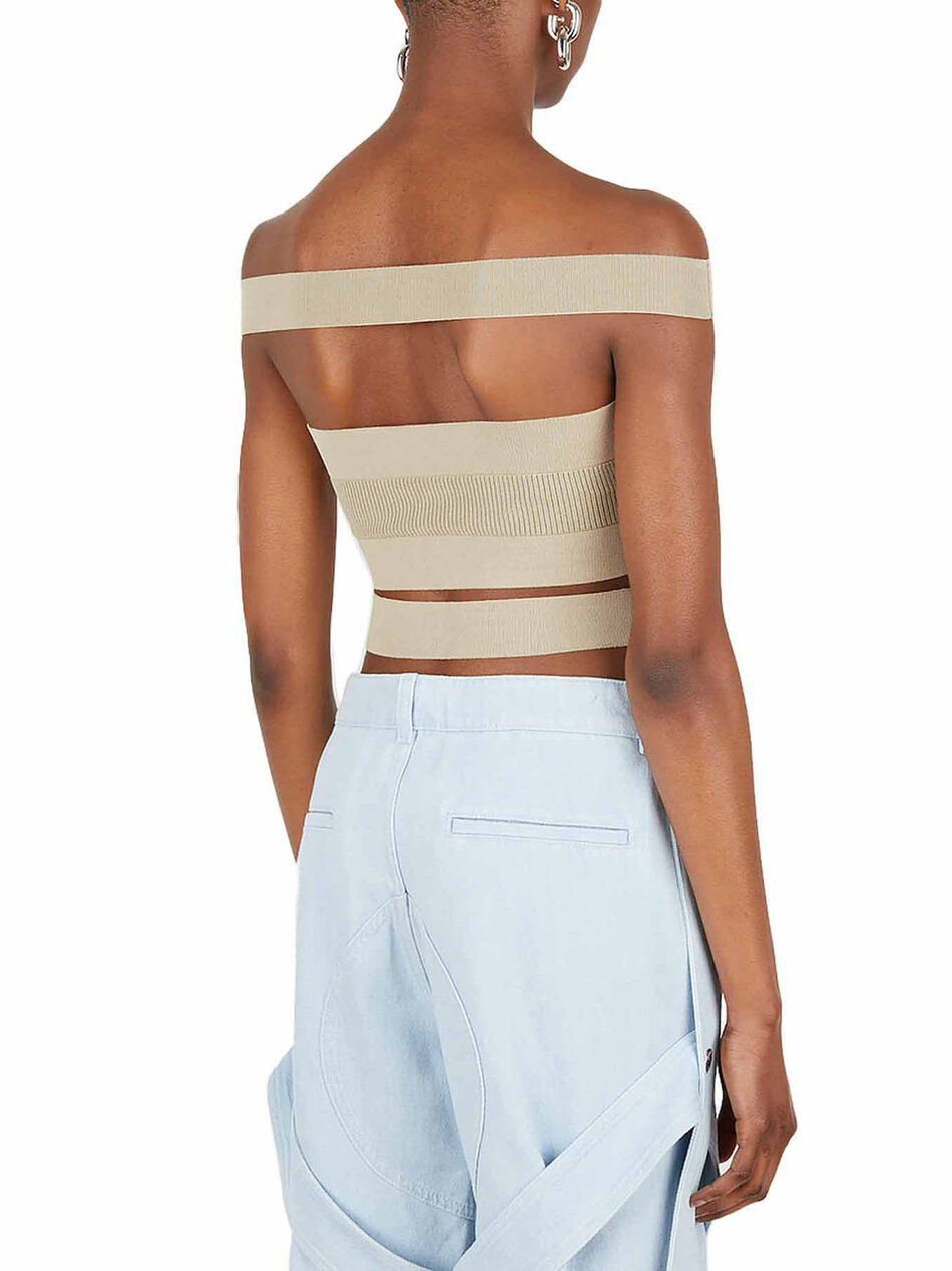 Sleeveless Ribbed Knit Top