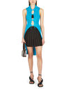 A. ROEGE HOVE Katrine Mini Dress W. String Closure Blue flarh0250001blu