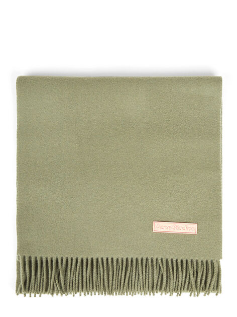 Fringe Scarf in Green