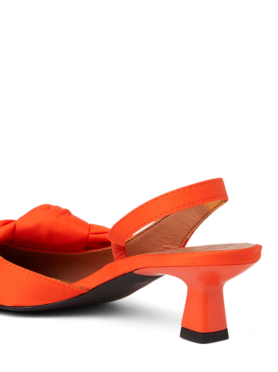 Soft Bow Kitten Heels