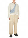 Jacquemus La Neve Polo Sweater in White White fljac0150025wht