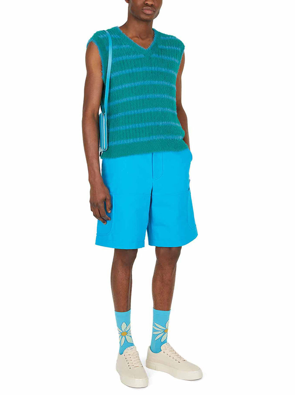 Le Giardino Bermuda Blue Shorts
