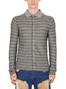 Eckhaus Latta Cobra Long Sleeve Polo Shirt  fleck0149006gry