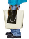 Marni Tribeca North South Shopping Tote Bag in White White flmni0149040wht