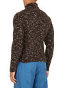 Raf Simons Spotted Sweater in Brown Brown flraf0150014blk