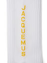 Jacquemus Les Chaussettes Logo Print Socks White fljac0250083wht