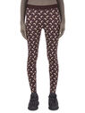 Marine Serre Legging with Moon All-Over Print Brown flmrs0346027brn