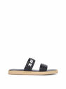 BY FAR Easy Sandals in Black Leather  flbyf0247036blk