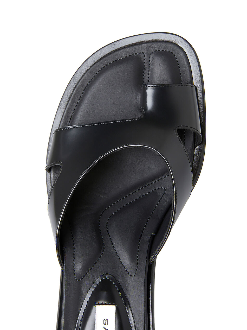 Ava Heeled Sandals in Black