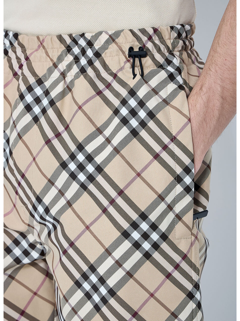 Check Elasticated Shorts