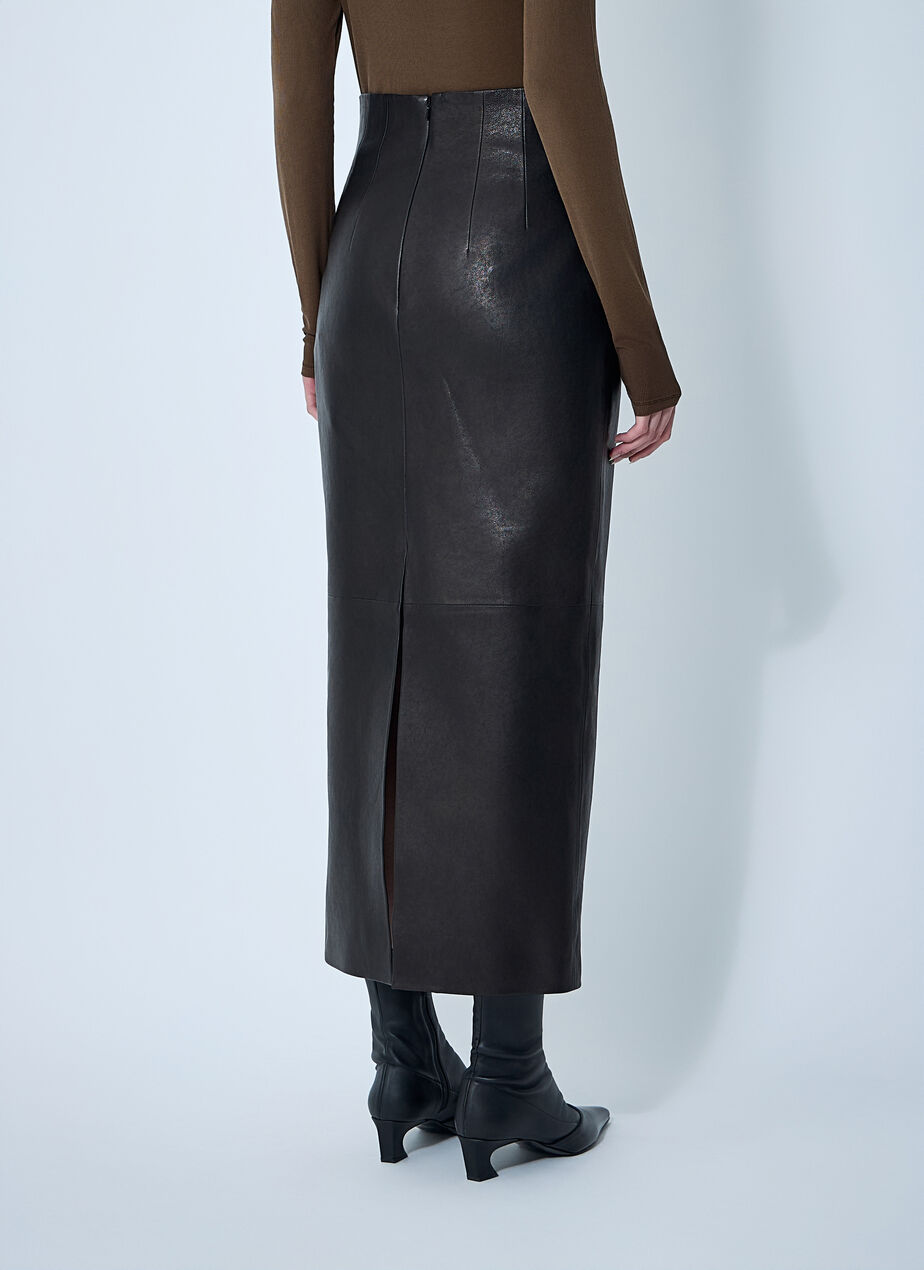 Loxley Leather Skirt