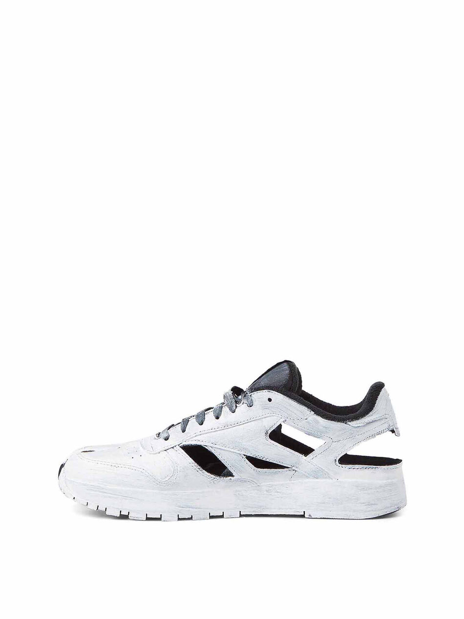 Classic Leather DQ Sneakers in Painted Effect