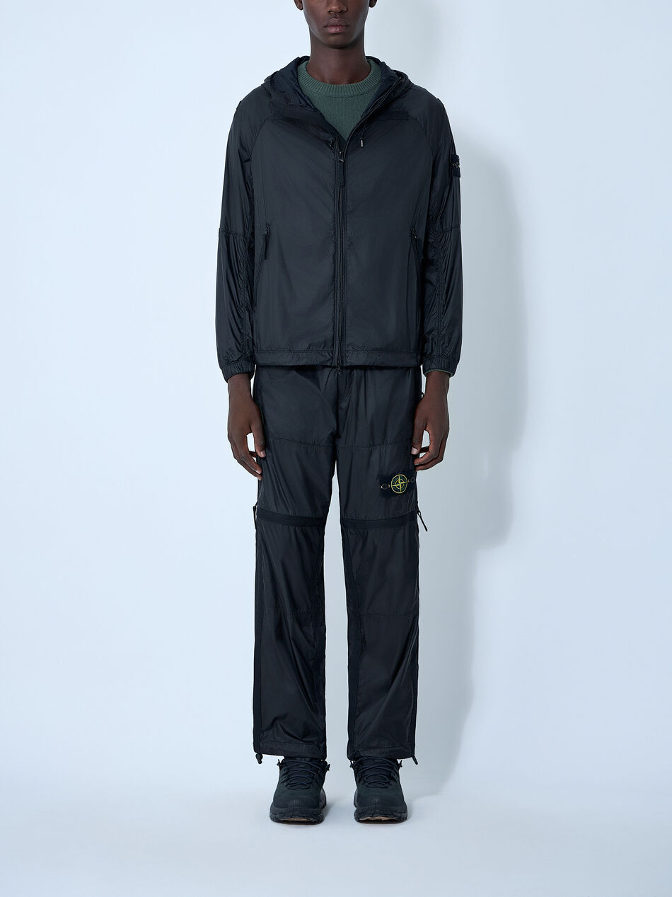 Hooded Logo Patch Jacket