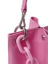 GANNI Diamond Bucket Bag Pink flgan0250026pin