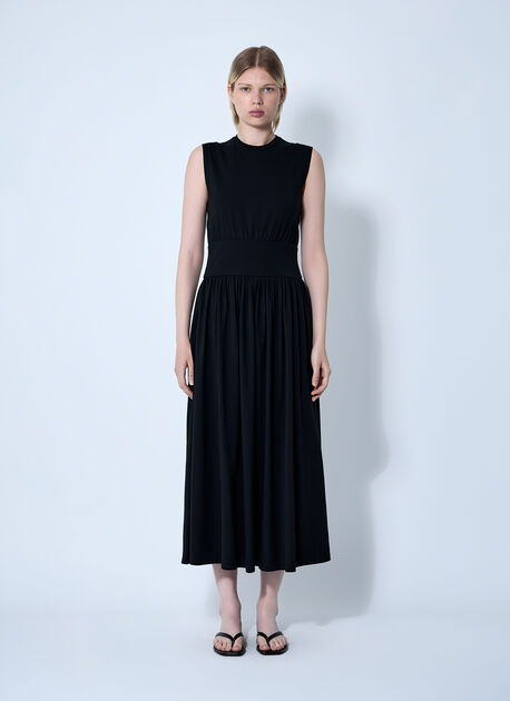 Sleeveless Cotton Tee Dress