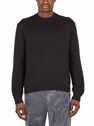 Acne Studios Black Cotton Crewneck Sweater  flacn0148002blk