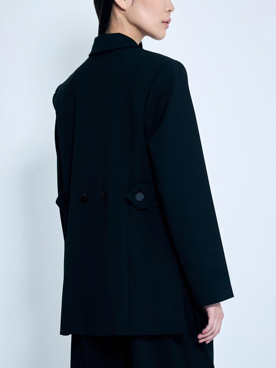 Solid Twill Suiting Blazer