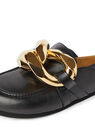 JW Anderson Chain Leather Loafers Black fljwa0246015blk