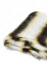 Marni Fuzzy Stripe Scarf in White White flmni0149018wht