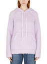 Acne Studios Ribbed Hooded Sweater Lilac flacn0250023ppl