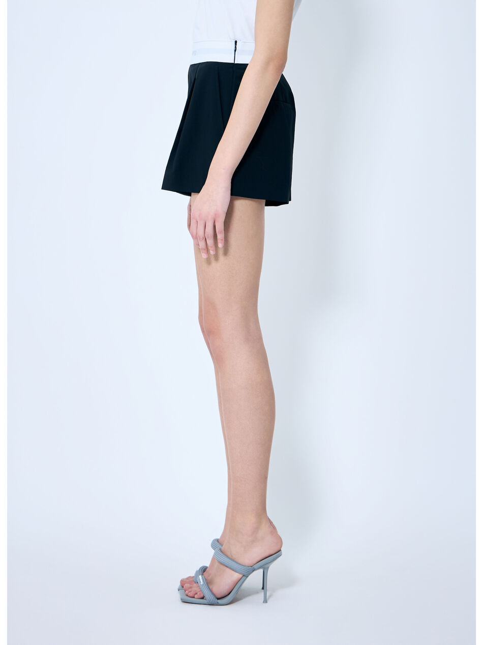 High Rise Pleated Shorts