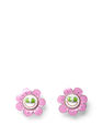 SAFSAFU Space Daisy Clip On Earrings Pink flsaf0250005pin