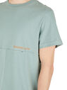 Eckhaus Latta Lapped T-Shirt Green fleck0149001grn