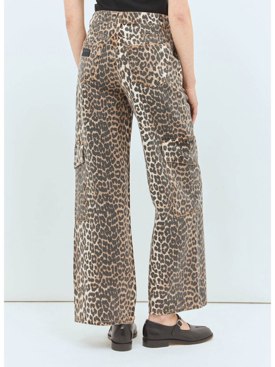 Angi Leopard Print Jeans