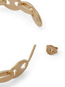 Paco Rabanne Eight Link Nano Hoop Earrings Gold flpac0250064gld