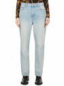 GANNI Swigy Jeans in Organic Cotton Blue flgan0247004blu