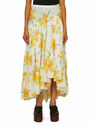 Marni Floral Printed Skirt  flmni0247008yel