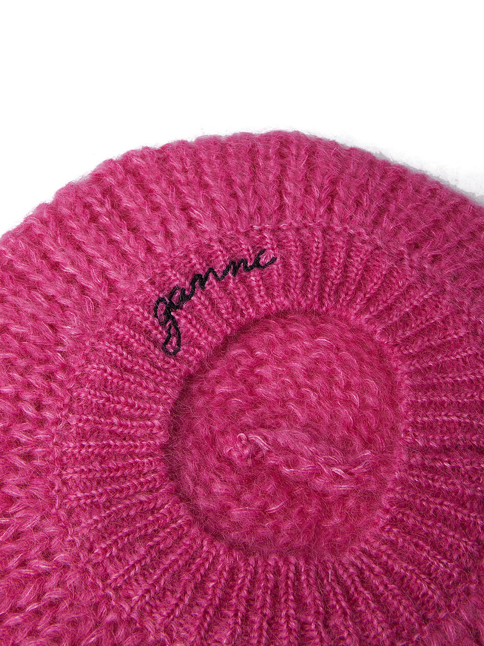 Brushed Knit Beret