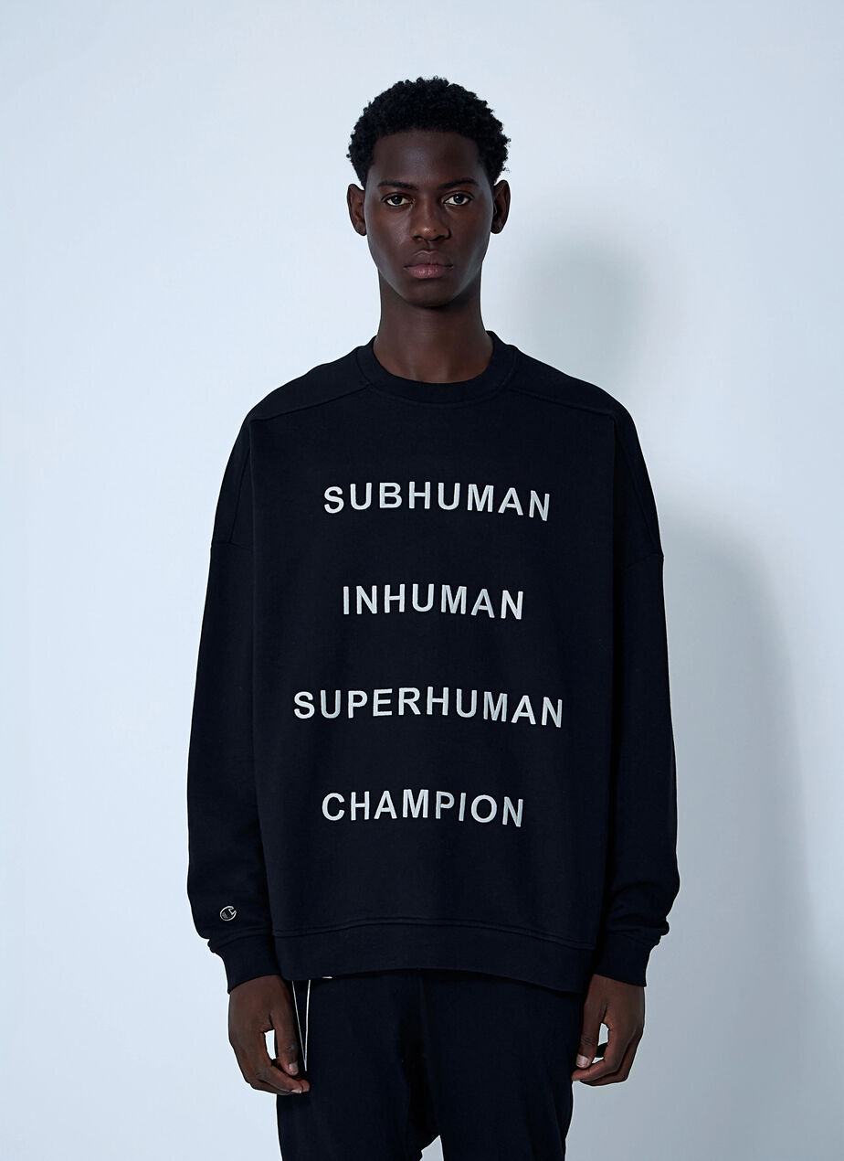 Text Print Sweatshirt