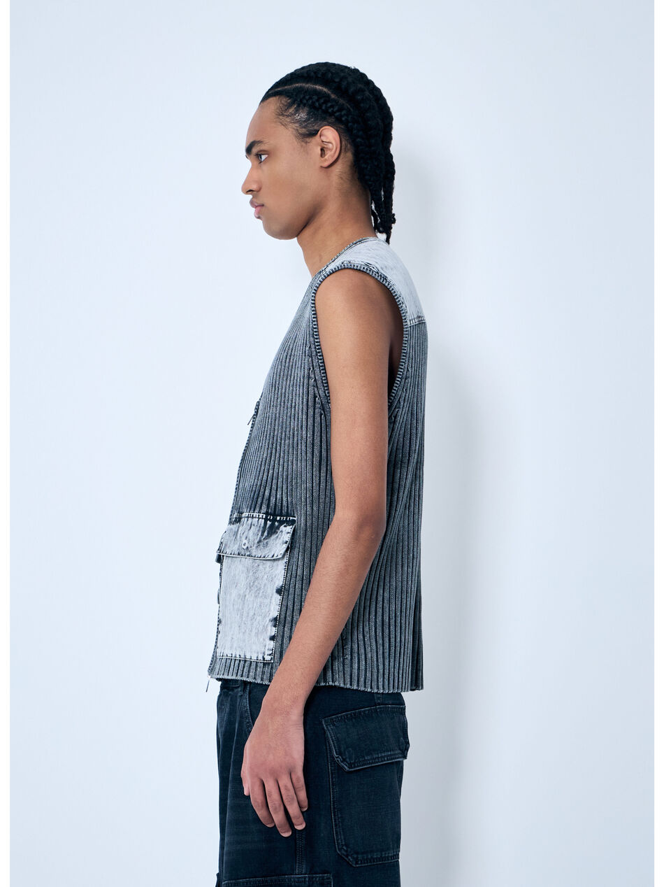 K-Margie Rib Zip-Up Top