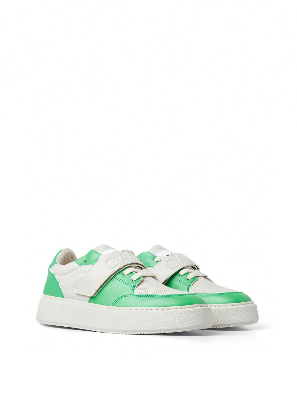 Sporty Cupsole Sneakers in White