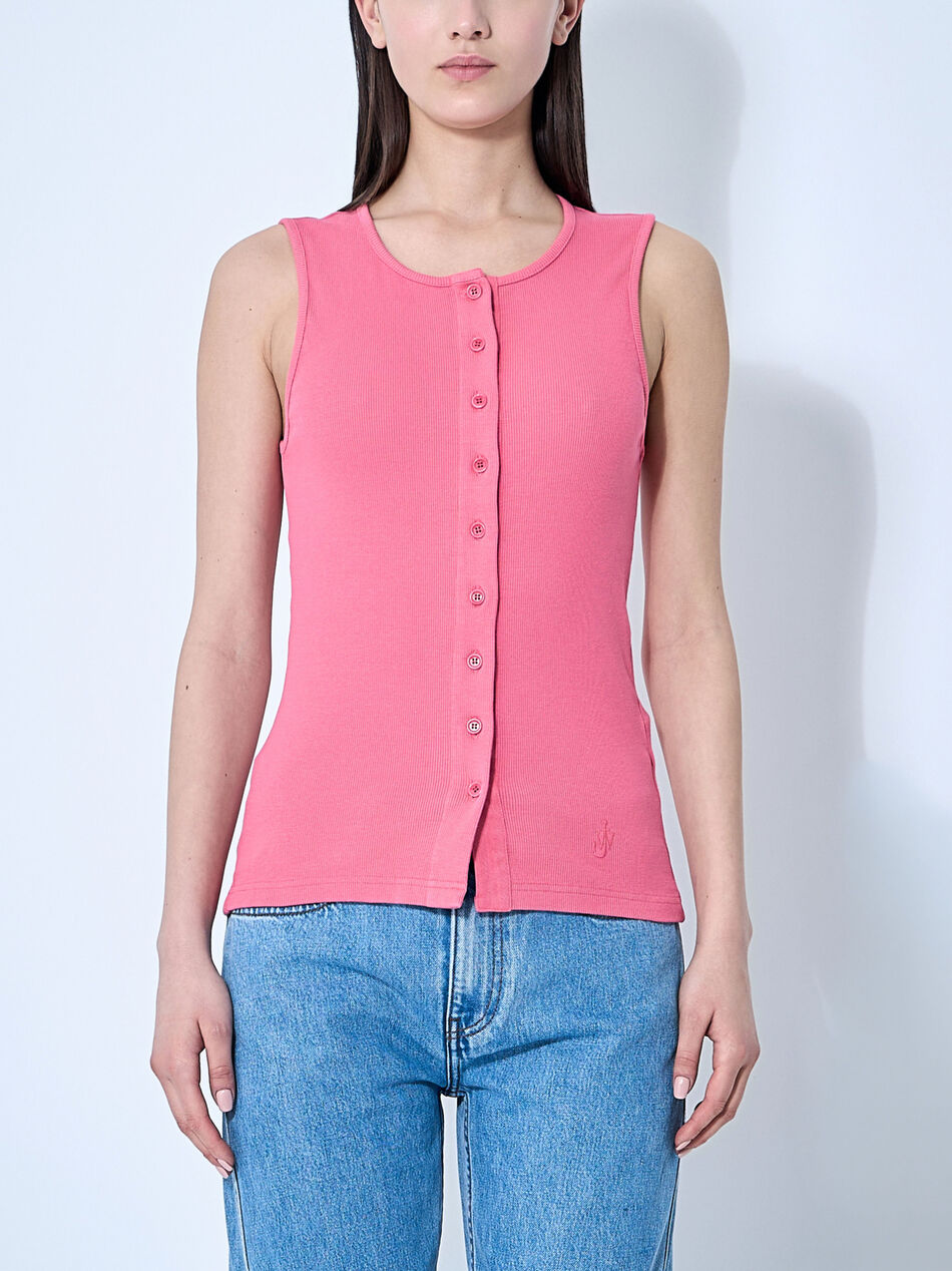 Button-Down Tank Top