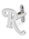 Raf Simons Logo Initial Cuff Links Silver flraf0148014sil