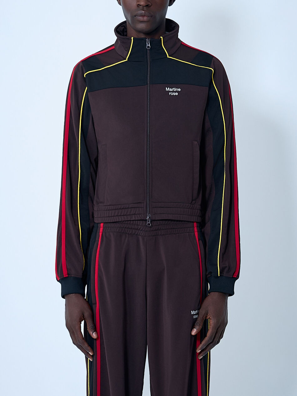 Logo Motif Shrunken Track Jacket