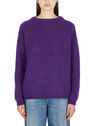 Acne Studios Knitted Sweater in Purple Purple flacn0250025ppl