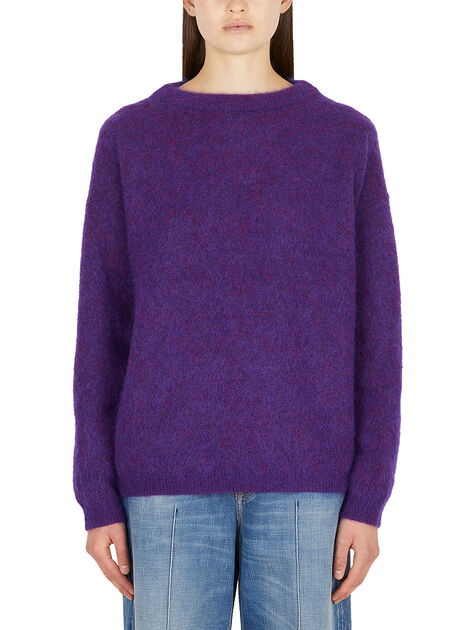 Knitted Sweater in Purple