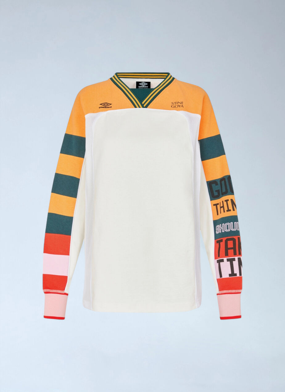 Contrast Panel Sweatshirt