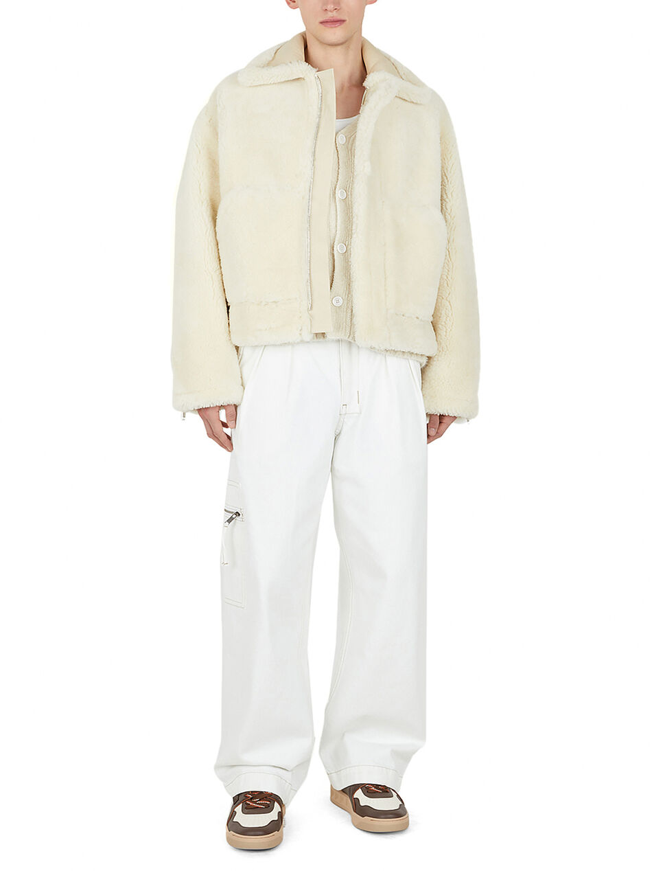 Le Mantea Pastre Shearling Jacket