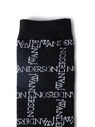 JW Anderson Logo Grid Long Socks Black fljwa0351016blk