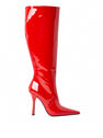 Blumarine Patent High Heeled Boots Red flblm0249012col