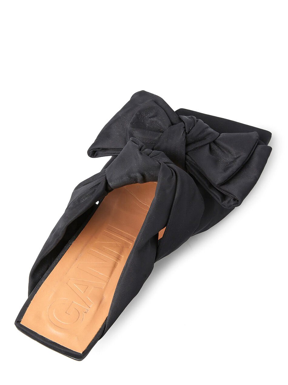 Soft Bow Kitten Heel Sandals