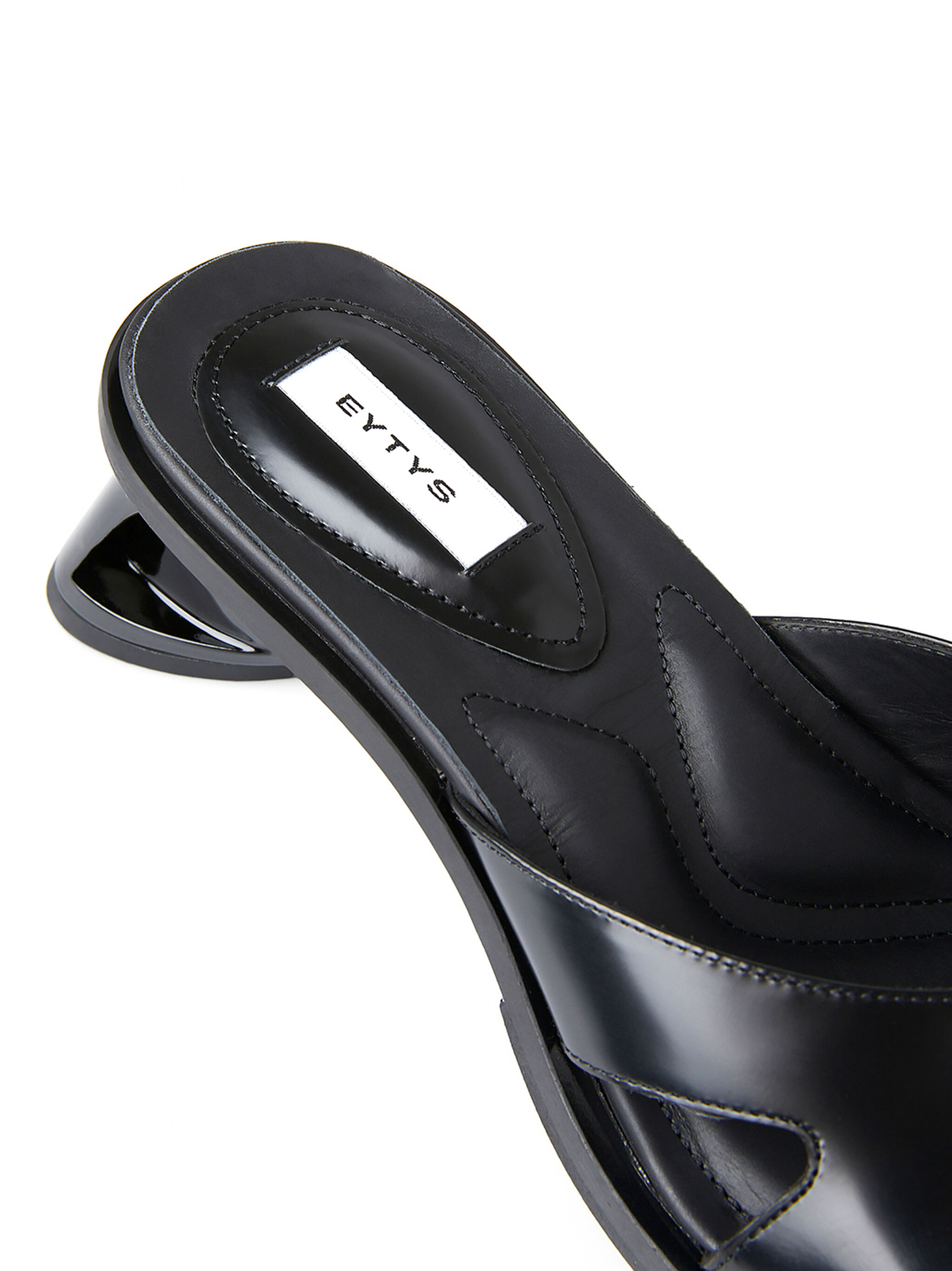 Eytys Ava Heeled Sandals in Black | THE FLAMEL®