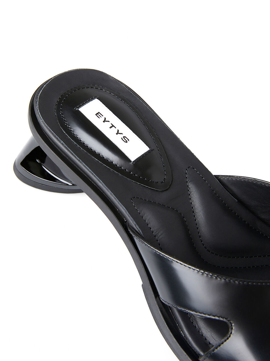 Ava Heeled Sandals in Black