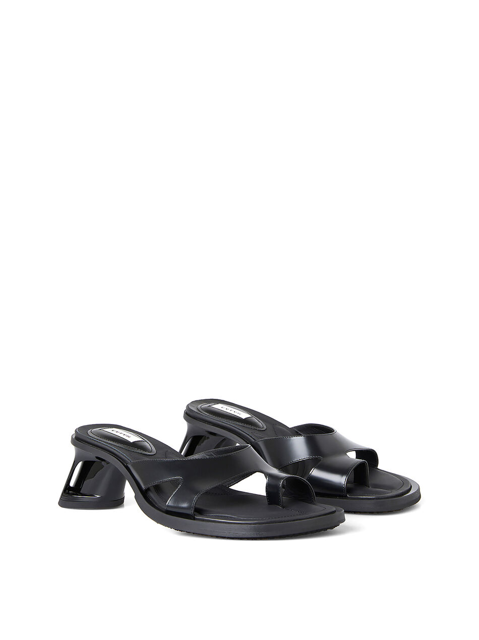 Ava Heeled Sandals in Black