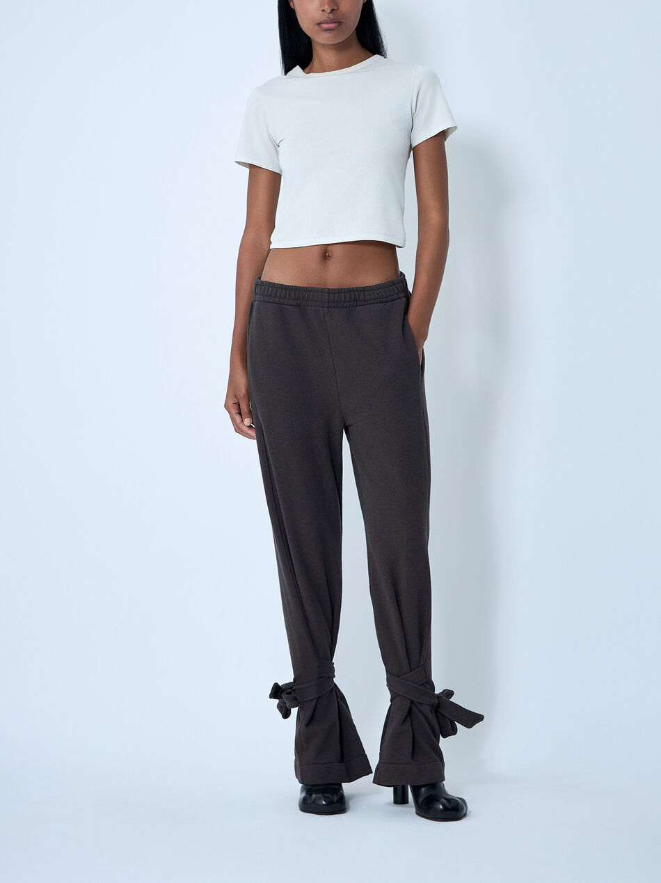 Tied Bow Track Pants