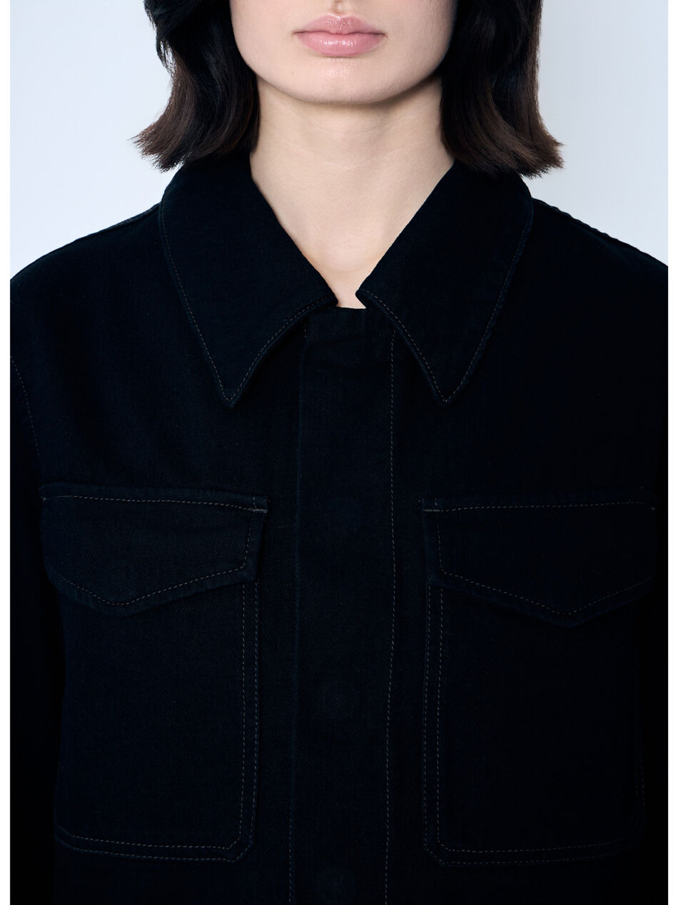 Cropped Denim Jacket